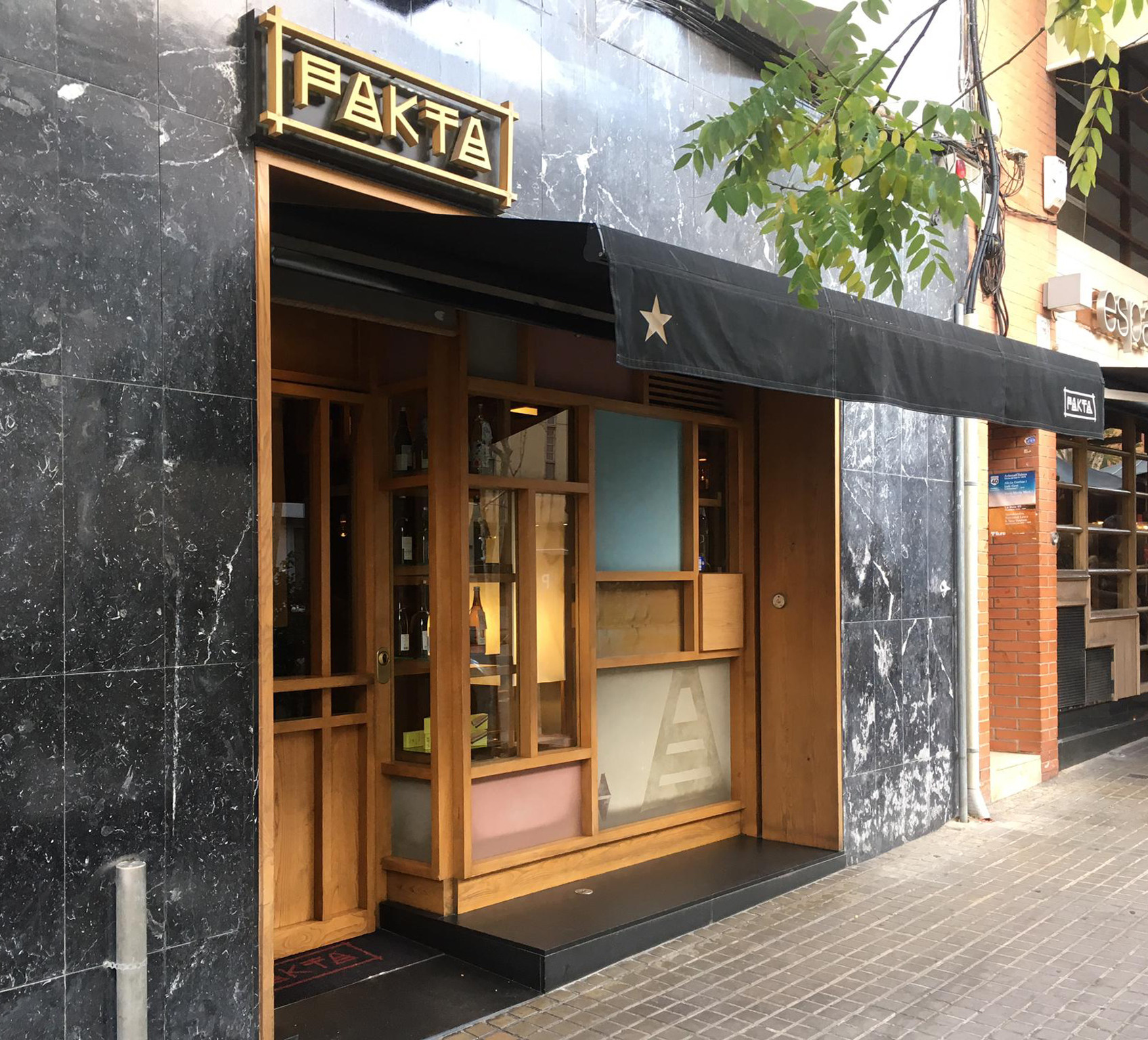 El restaurante Pakta