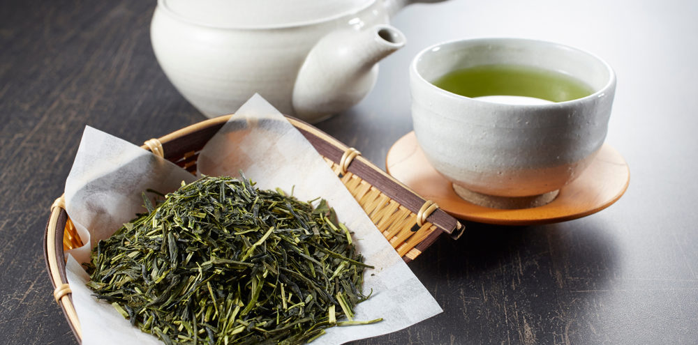 El té verde japonés