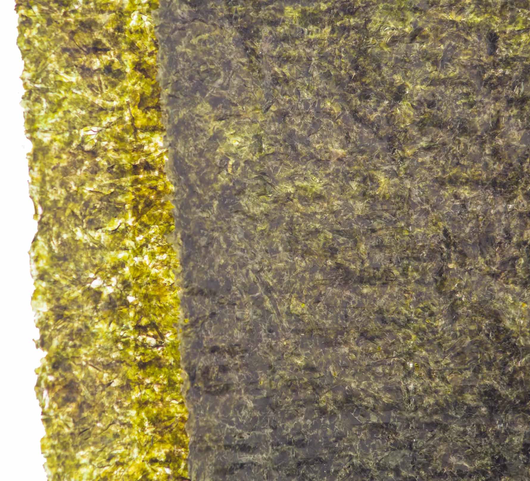 Cómo se califica el alga nori en Japón